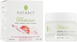 Kup Przeciwzmarszczkowy krem ​​do twarzy - Nature's Acque Unicellulari Anti-Aging Cream SPF 15