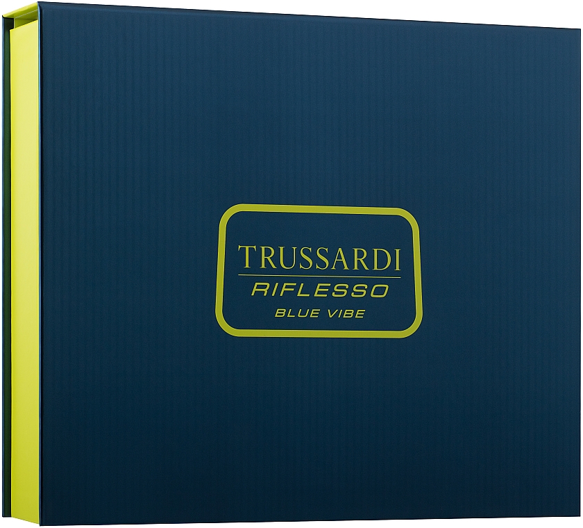 Trussardi Riflesso Blue Vibe - Zestaw (edt 50 ml + sh/gel 100 ml) — Zdjęcie N1