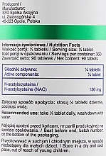 Suplement diety N-acetylocysteina - SFD Nutrition NAC — Zdjęcie N3
