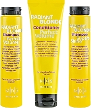 Zestaw Lśniąca Blondynka - Mades Cosmetics (shm 2 x 250 ml + cond 250 ml) — Zdjęcie N3