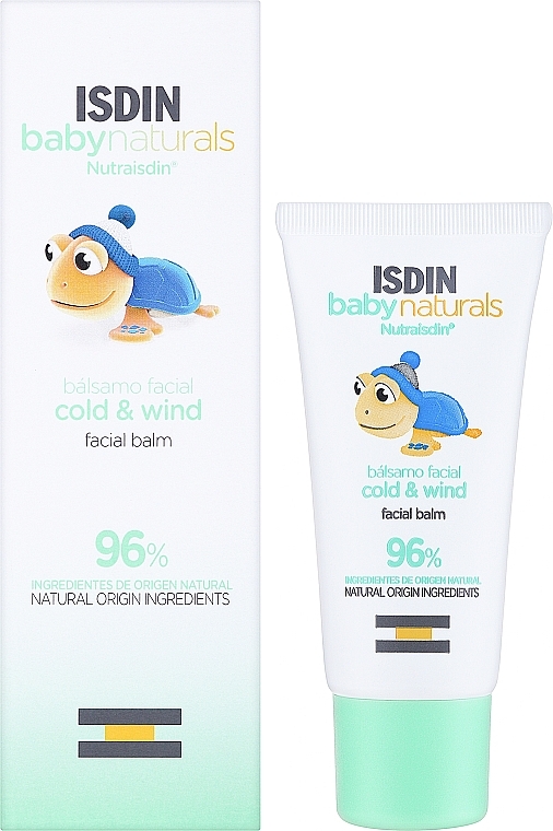 Balsam do twarzy dla dzieci chroniący przed zimnem i wiatrem - Isdin Baby Naturals Cold & Wind Facial Balm — Zdjęcie N2