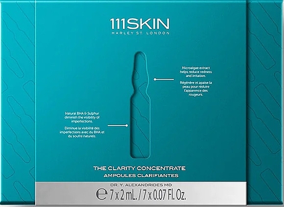 Koncentrat do mycia twarzy w ampułkach - 111SKIN The Clarity Concentrate — Zdjęcie N2