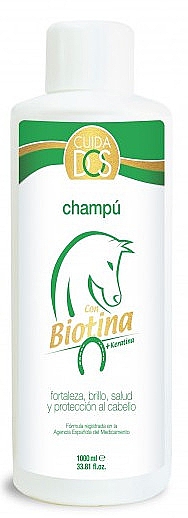 Szampon do włosów z biotyną - Valquer Cuidados Biotin Shampoo — Zdjęcie N1