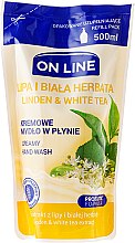 Kup Kremowe mydło w płynie Lipa i biała herbata - On Line Probiotic Formula (wymienny wkład)