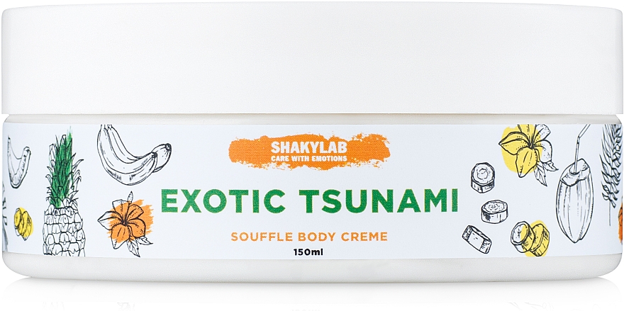 Kremowy suflet do ciała Egzotyczne Tsunami - SHAKYLAB Natural Body Cream Exotic Tsunami — Zdjęcie N2