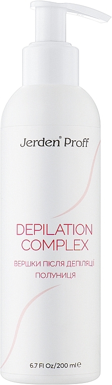 Truskawkowy krem do ciała po depilacji - Jerden Proff Depilation Complex