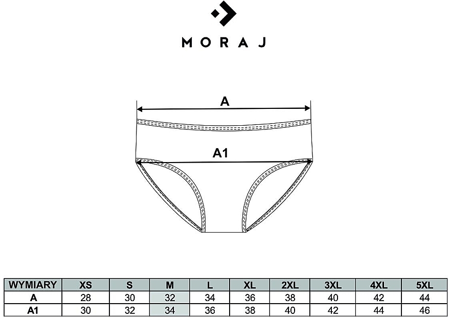 Majtki damskie z koronką, BDM601-006, szare - Moraj — Zdjęcie N2