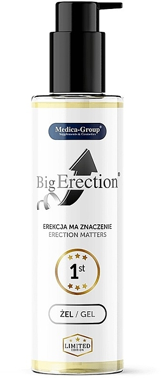 Żel intymny dla mężczyzn - Medica-Group Big Erection Gel — Zdjęcie N1