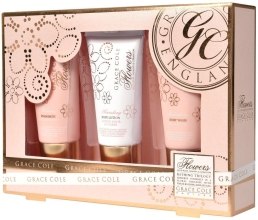 Kup Zestaw Dzika róża, jaśmin i gerania - Grace Cole Flowers Bathing Trilogy (sh/gel/50ml + b/lot/50ml + bath/foam/50ml)