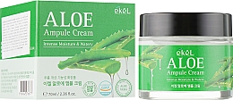 Kup Intensywnie nawilżający krem do twarzy z aloesem - Ekel Aloe Ampule Cream