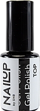 Top coat - SNB Professional Nail Up Top Gel Polish With Tacky Layer  — Zdjęcie N1