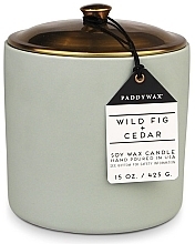 Kup Świeca zapachowa Dzika figa i cedr 3 knoty - Paddywax Hygge Ceramic Candle Sage Wild Fig & Cedar