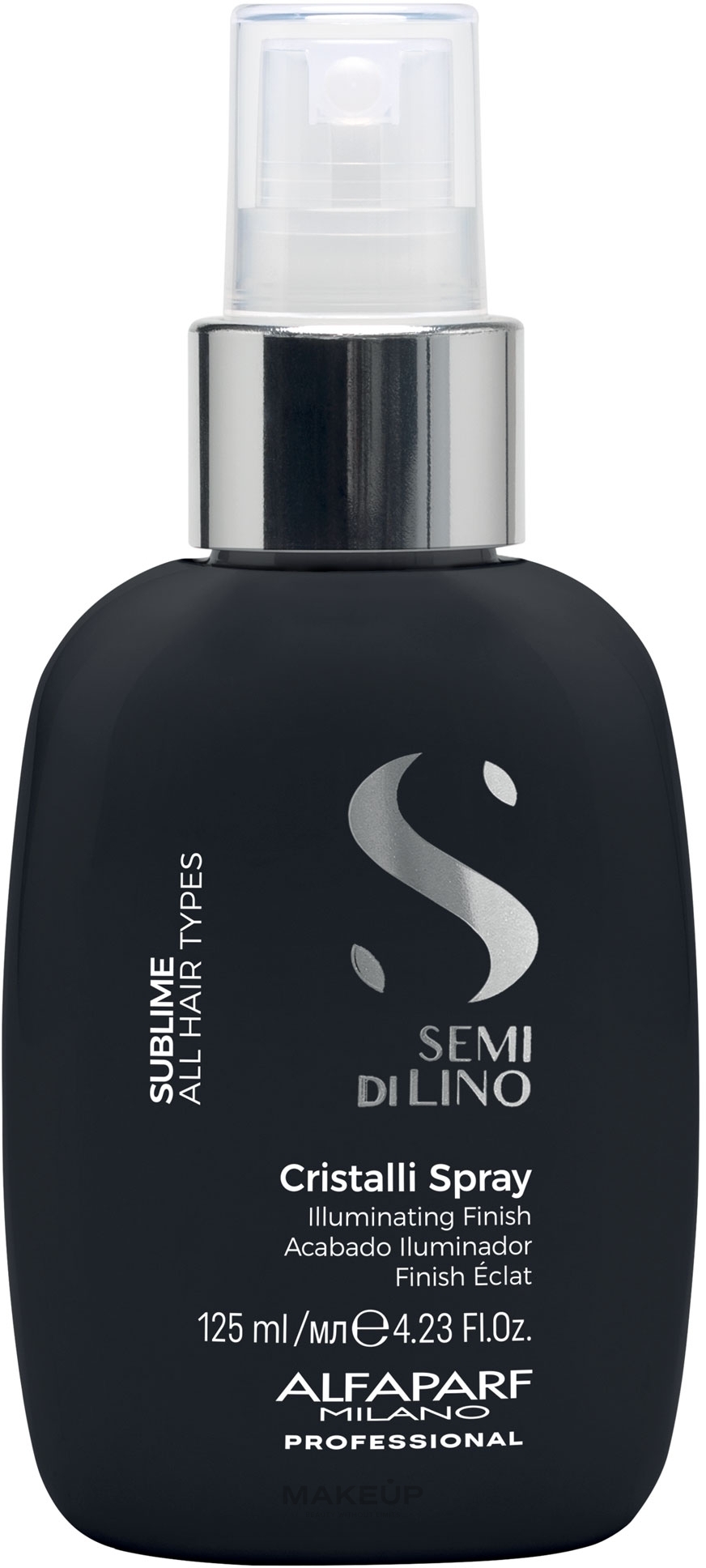 Spray nabłyszczający włosy - Alfaparf Semi di Lino Diamond Cristalli Spray — Zdjęcie 125 ml