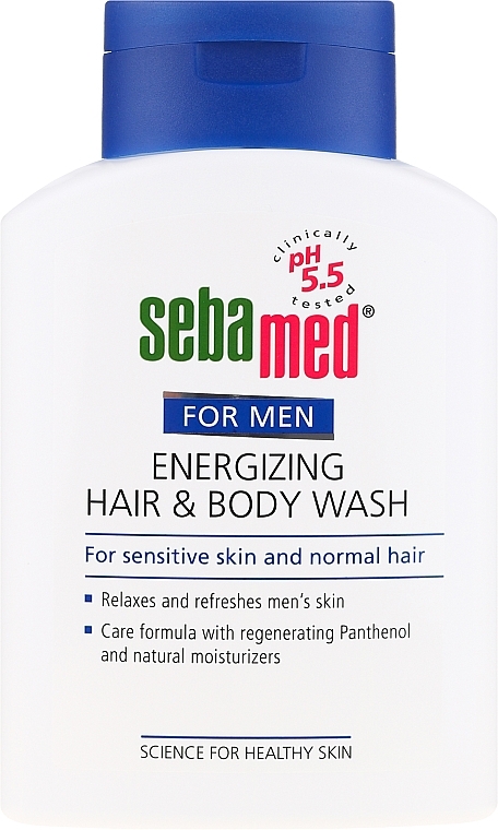 PRZECENA! Energetyzujący żel do mycia ciała i włosów dla mężczyzn - Sebamed For Men Energizing Hair & Body Wash * — Zdjęcie N2