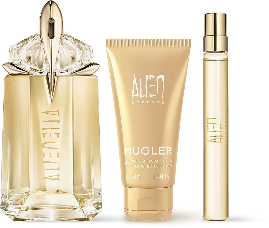 Mugler Alien Goddess - Zestaw (edp 60 ml + edp 10 ml + b/lot 50 ml) — Zdjęcie N2