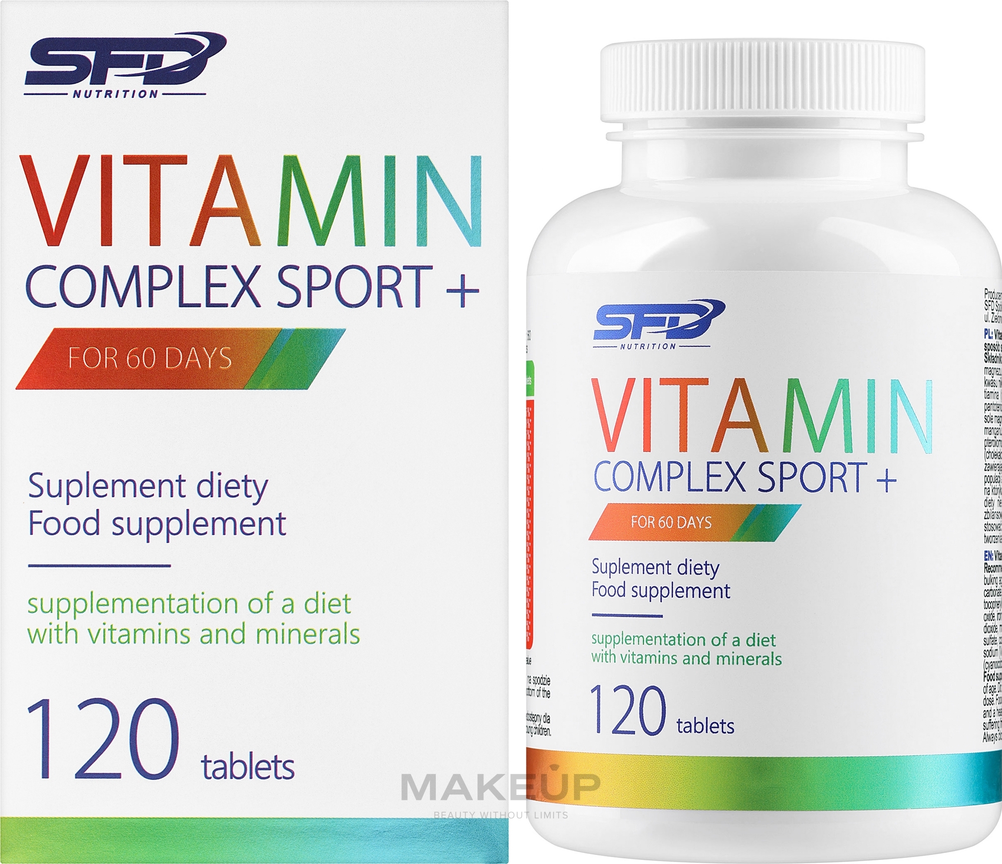 Kompleks witamin - SFD Nutrition Vitamin Complex Sport  — Zdjęcie 120 szt.