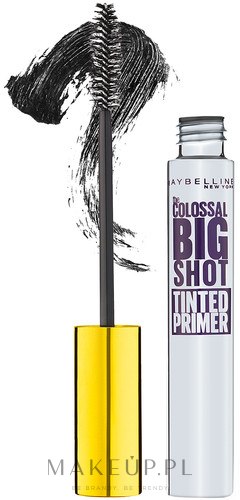 Koloryzująca baza do rzęs - Maybelline New York The Colossal Big Shot Tinted Primer — Zdjęcie Black