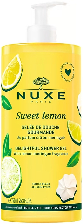 Żel pod prysznic - Nuxe Sweet Lemon Shower Gel — Zdjęcie N1