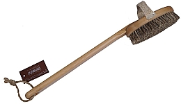 Kup Szczotka z włosia końskiego i włosia kaktusa z odpinanym uchwytem - Hydrea London Bamboo Mane & Cactus Bristle Bath Brush Long Detachable Handle