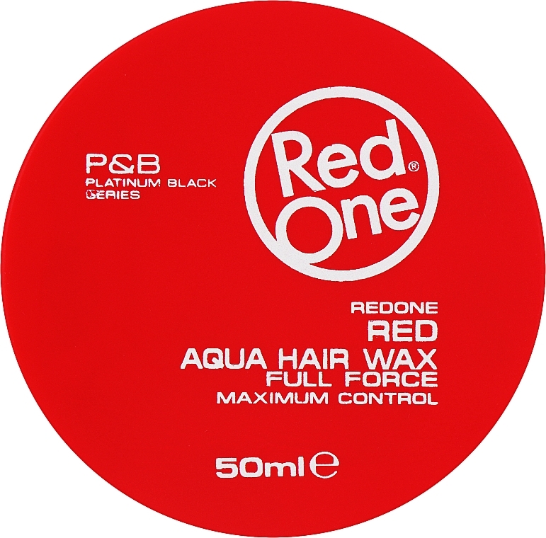 Wosk do włosów na bazie wody - Red One Aqua Hair Gel Wax Full Force Red — Zdjęcie N1