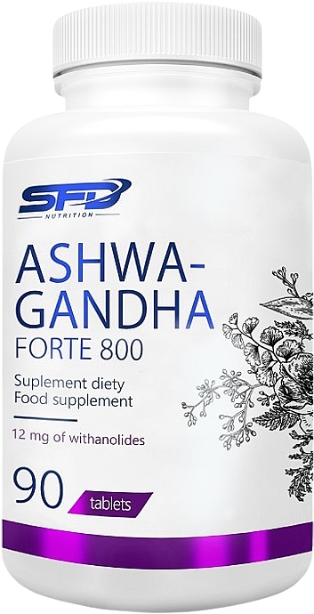 Suplement diety Ashwagandha forte 800 - SFD Nutrition Ashwagandha Forte 800 Mg — Zdjęcie N1