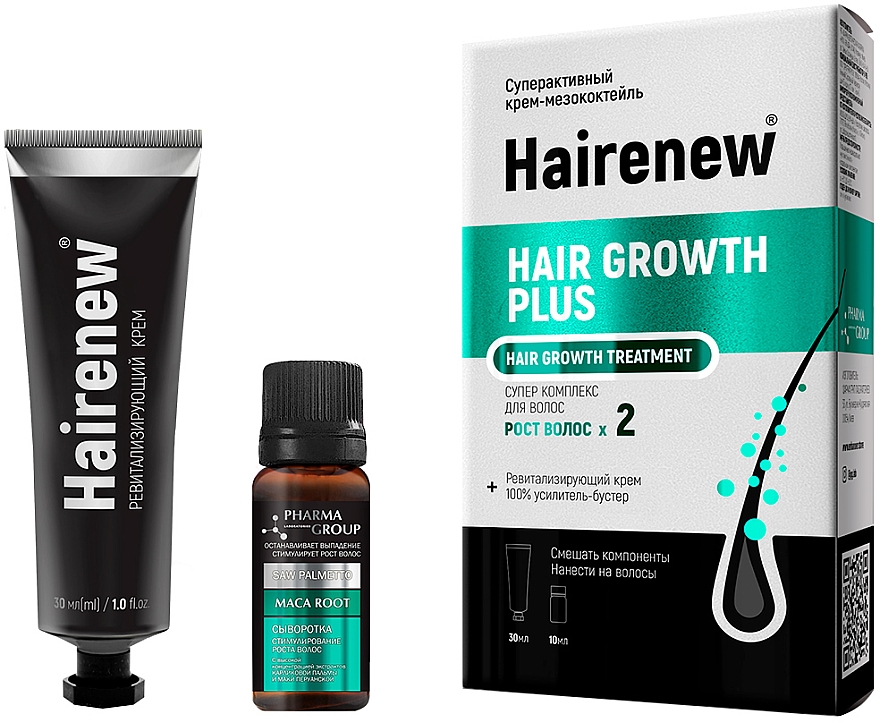 Kompleks przyspieszający porost włosów - Hairenew Hair Growth Plus Treatment — Zdjęcie N2