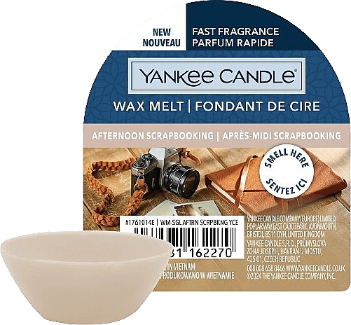 Wosk zapachowy - Yankee Candle Wax Melt Afternoon Scrapbooking — Zdjęcie N1