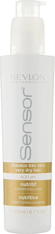 Odżywczy szampon do włosów suchych - Revlon Professional Sensor Shampoo Nutritive — Zdjęcie N1