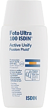 Płyn do mycia twarzy - Isdin Foto Ultra 100 Active Unify SPF 50+ — Zdjęcie N2