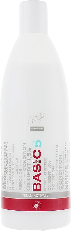 Aktywator w kremie 1,5% - Spa Master Cream Activator 5 Vol — Zdjęcie N1