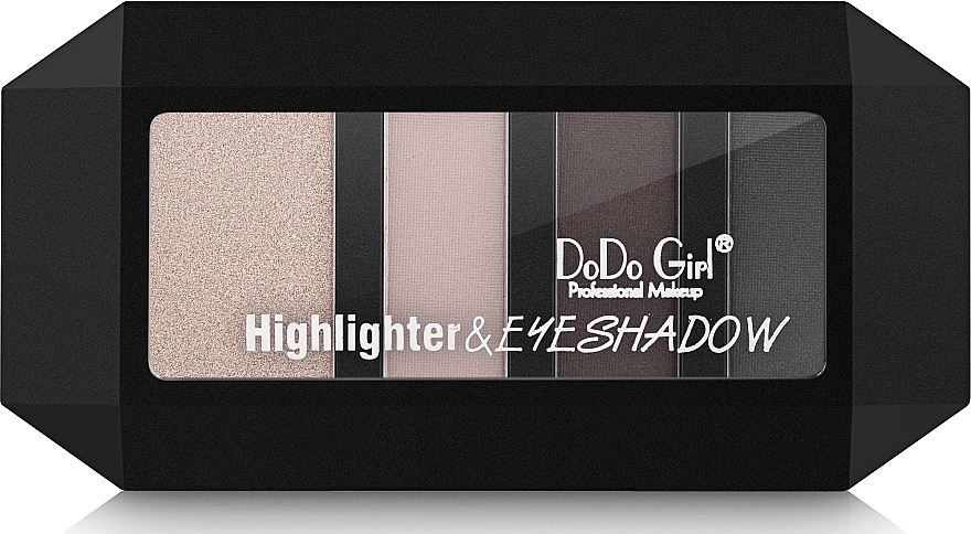 Paleta do makijażu - DoDo Girl Eyeshadow & Highlighter — Zdjęcie N2