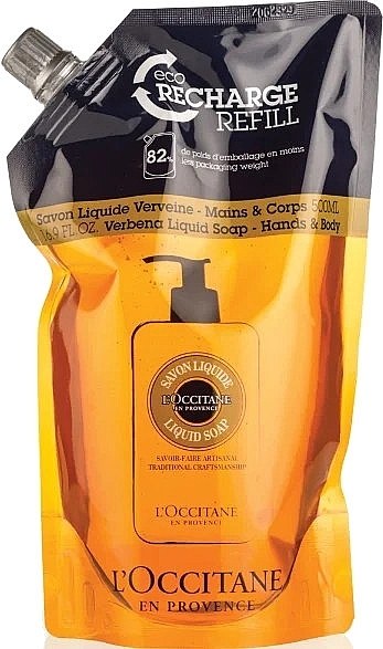 Mydło w plynie - L'Occitane Verbena Liquid Soap For Hands & Body (uzupełnienie) — Zdjęcie N1