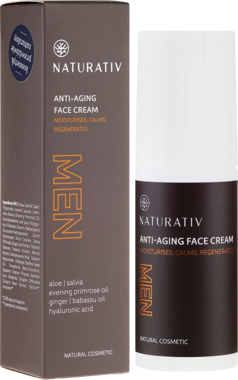 Krem do twarzy dla mężczyzn - Naturativ Men Face Cream — Zdjęcie N1