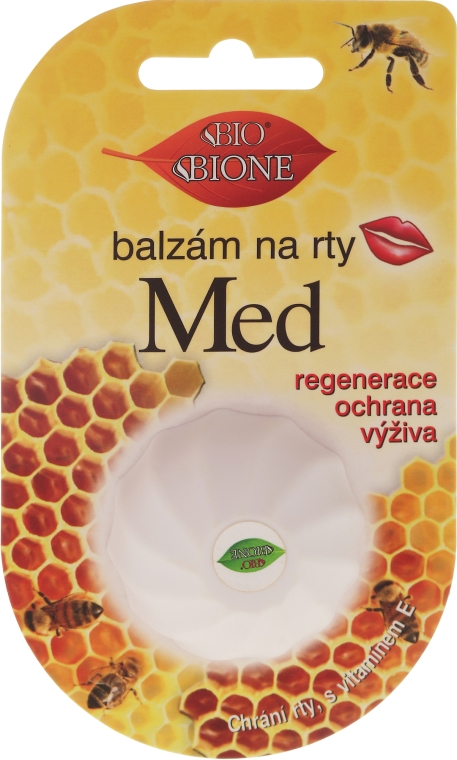 Balsam do ust Miód - Bione Cosmetics Honey Lip Balm — Zdjęcie N1