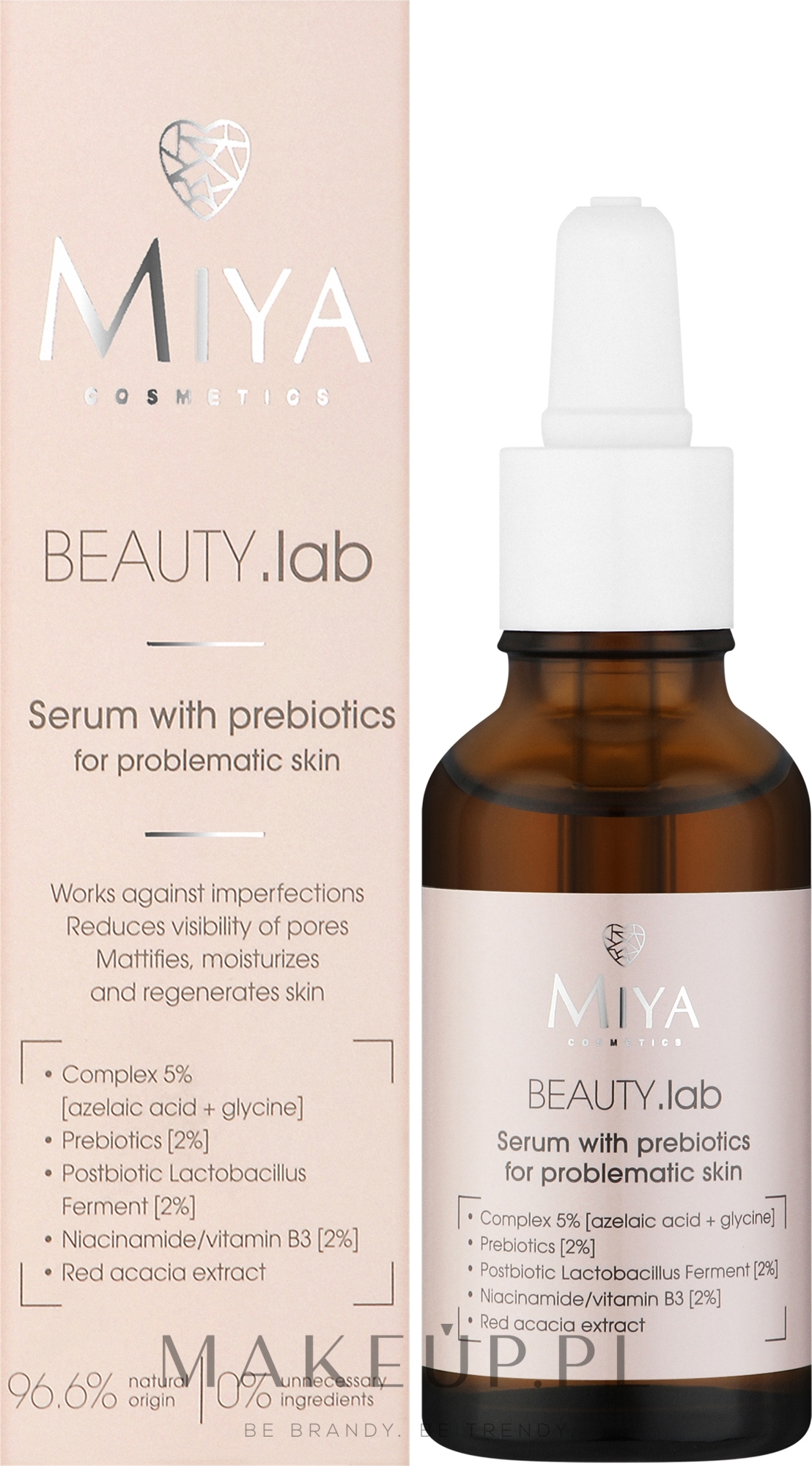 Serum z prebiotykami do skóry problematycznej - Miya Cosmetics Beauty Lab Serum With Prebiotics For Problem Skin — Zdjęcie 30 ml