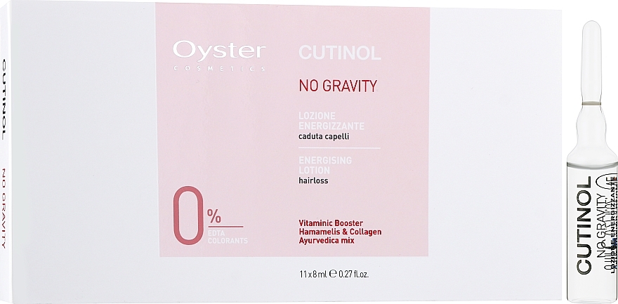 Lotion w ampułkach przeciw wypadaniu włosów - Oyster Cosmetics No Gravity Lotion — Zdjęcie N1