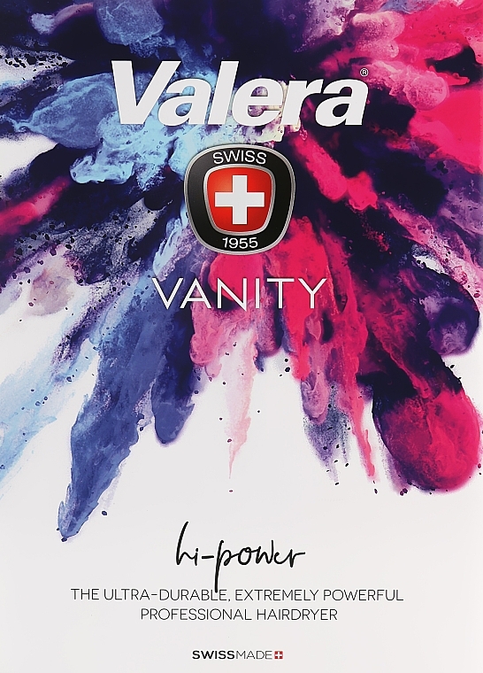 Profesjonalna suszarka do włosów - Valera Vanity Hi-Power Pretty Purple Rotocord — Zdjęcie N2
