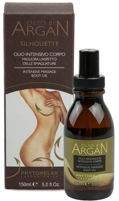 Olejek do masażu ciała - Phytorelax Laboratories Olio di Argan Silhouette Intensive Massage Body Oil — Zdjęcie N2