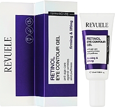 Żel pod oczy z retinolem - Revuele Retinol Eye Contour Gel — Zdjęcie N2