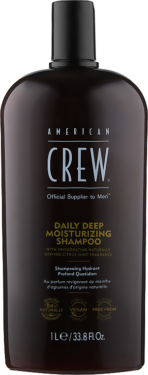 Nawilżający szampon do włosów dla mężczyzn - American Crew Daily Deep Moisturizing Shampoo