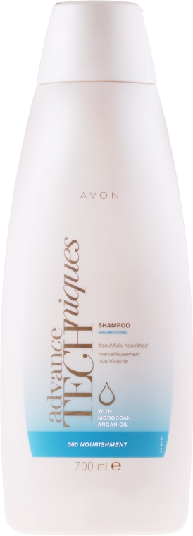 Szampon do włosów Pełne odżywienie - Avon Advance Techniques 360 Nourish Moroccan Argan Oil Shampoo — Zdjęcie N3