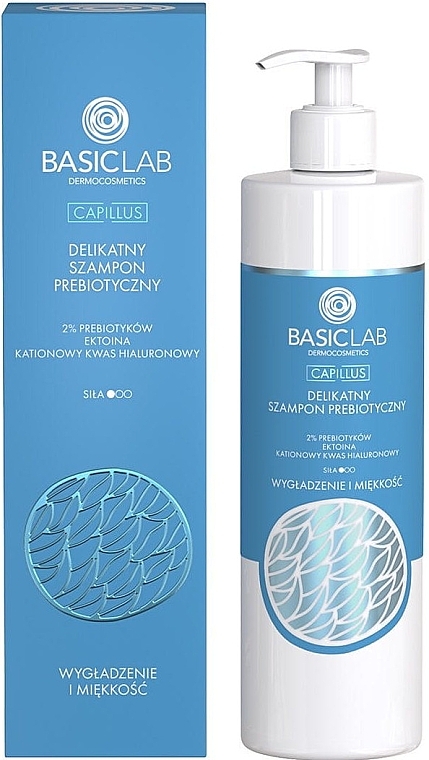 Delikatny szampon prebiotyczny - BasicLab Dermocosmetics Capillus — Zdjęcie N1