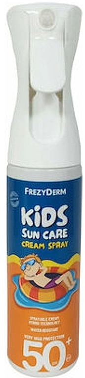 Krem do opalania dla dzieci w sprayu - Frezyderm Kids Sun Care Cream Spray Water Resistant SPF50+ — Zdjęcie N1