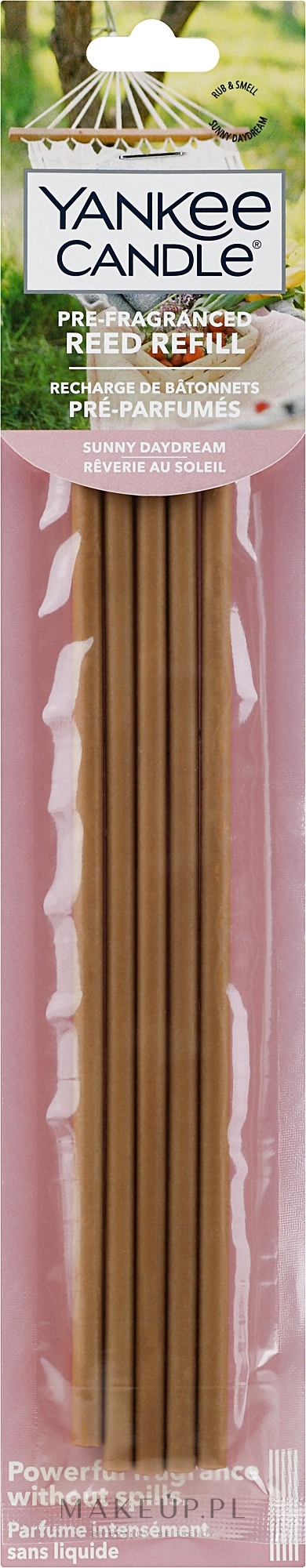 Patyczki zapachowe - Yankee Candle Sunny Daydream Pre-Fragranced Reed Diffusers Refill — Zdjęcie 5 szt.