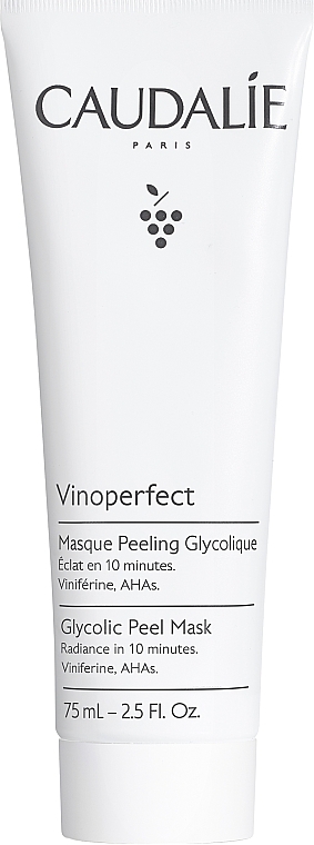 Peelingująca maska glikolowa do twarzy - Caudalie Vinoperfect Glycolic Peel Mask — Zdjęcie N1