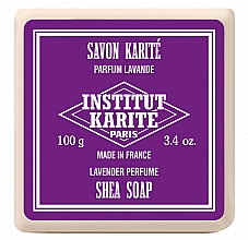 Zestaw - Institut Karite Shea Soap Trio Lemon Verbena, Almond & Honey and Lavender (soap/100g + soap/100g + soap/100g) — Zdjęcie N4