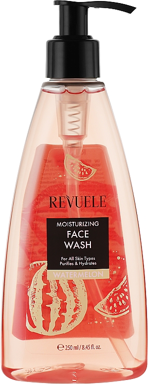 Żel do mycia twarzy Arbuz - Revuele Moisturizing Face Wash Watermelon — Zdjęcie N1