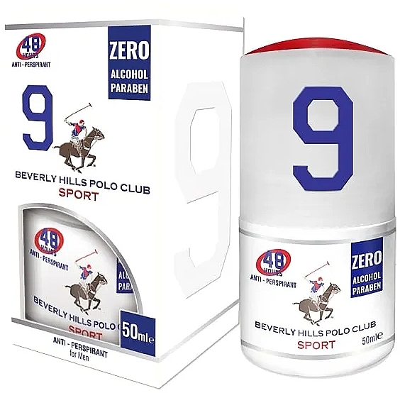 Beverly Hills Polo Club Sport No 9 - Dezodorant w kulce — Zdjęcie N1