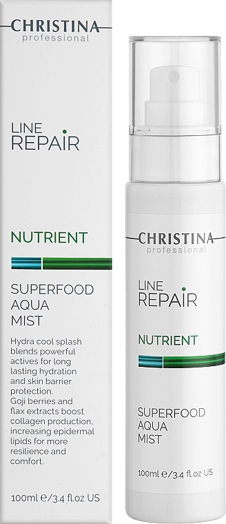 Odświeżająca mgiełka do twarzy Superfood - Christina Line Repair Nutrient Superfood Aqua Mist — Zdjęcie N1
