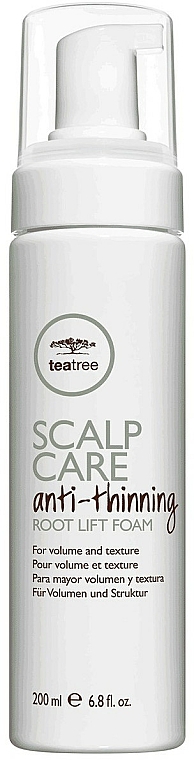 Pianka zwiększająca objętość od nasady i gęstość włosów - Paul Mitchell Tea Tree Scalp Care Anti-Thinning Root Lift Foam